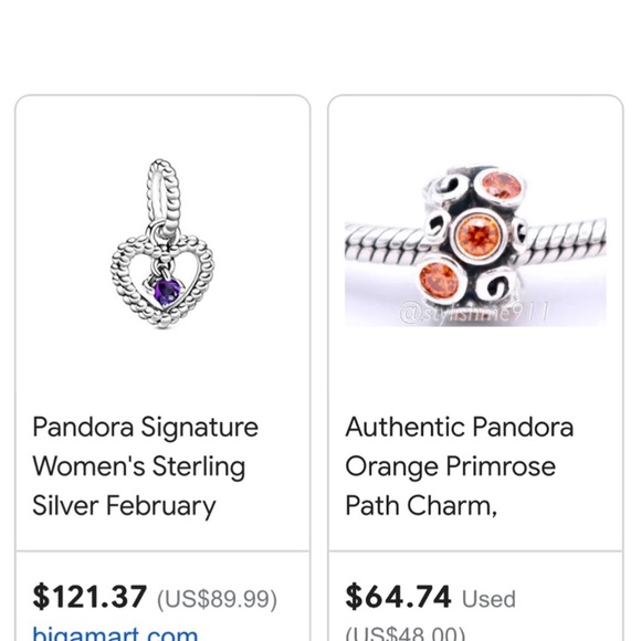 Bundle of two Pandora Charms - Picture 6 of 7